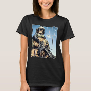 Camiseta Gracias Mi Héroe Veterano Militar 6