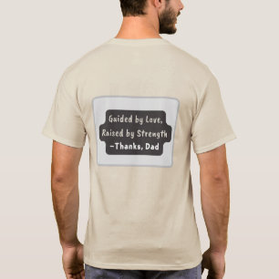 Camiseta Gracias papá, feliz regalo del día del padre