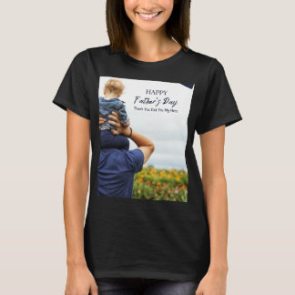 Camiseta Gracias papá, mi héroe padre diseño especial del D