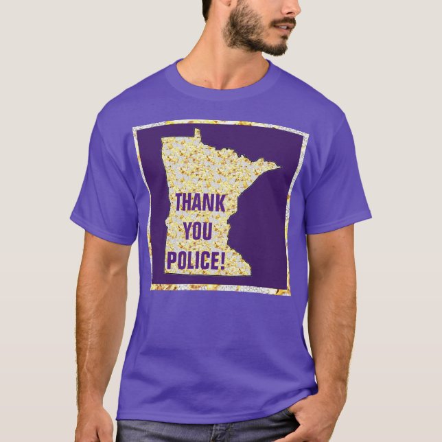 CAMISETA ¡GRACIAS POLICÍA! (Anverso)