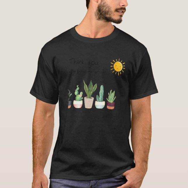 Camiseta Gracias Por Ayudarme A Cultivar Un Jardín De Plant (Anverso)