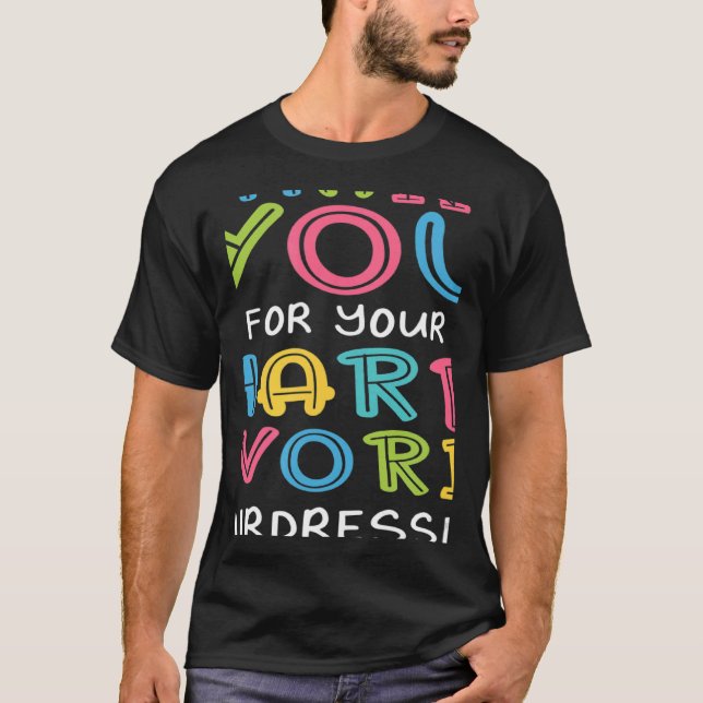 Camiseta Gracias Por El Trabajo Duro De Hairdresser Sayings (Anverso)