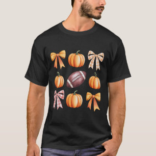 Camiseta Gracias por la Coqueta Retro Bow Calabaza American