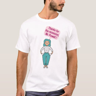 Camiseta Gracias por la recesión, Sr. Powell