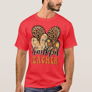 Camiseta Gracias por la vida del profesor Cheetah Heart Tea