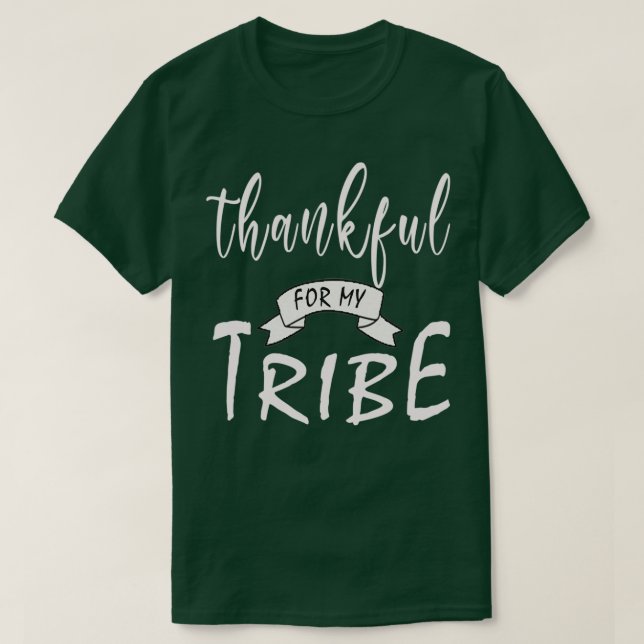 Camiseta Gracias por mi tribu (Diseño del anverso)