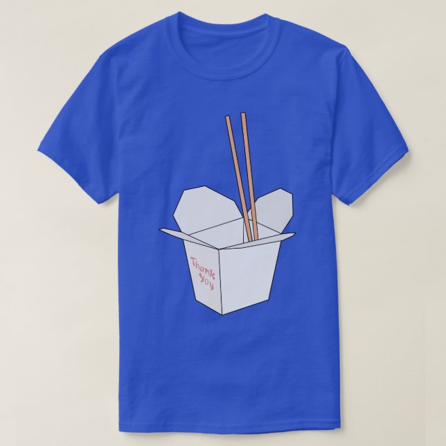 Camiseta Gracias por sacar la comida (Diseño del anverso)