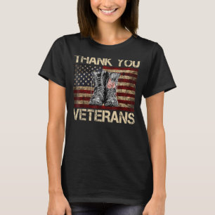 Camiseta Gracias Por Su Veterano De Servicio Veterano De La
