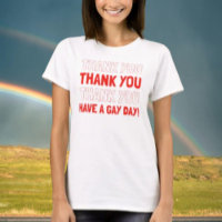Gracias que tengas un día gay