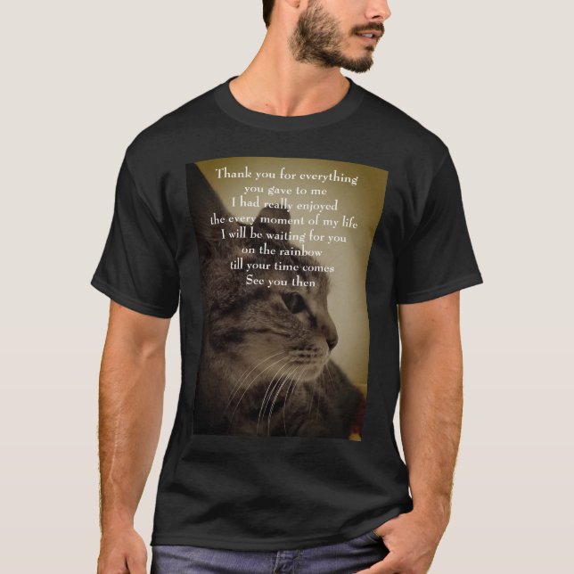 Camiseta Gracias &RIP postal (Anverso)