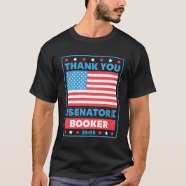 Camiseta Gracias Senador Cory Booker 25 horas