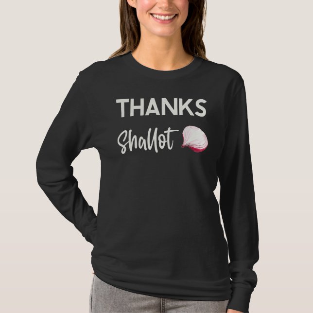 Camiseta Gracias Shallot Onion Restaurant Chef (Anverso)