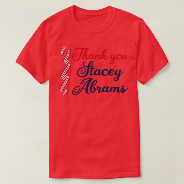 Camiseta Gracias Stacey Abrams (Diseño del anverso)