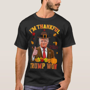 Camiseta Gracias Trump, gracias Trump ganó 1