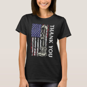 Camiseta Gracias Veterano Patriótico Memorial Day 4 De Ju