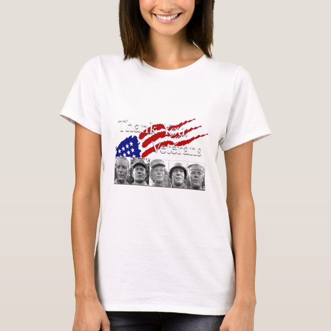 Camiseta Gracias Veteranos (Anverso)
