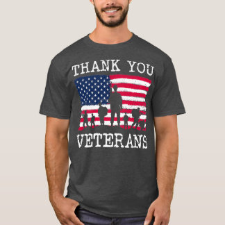 Camiseta Gracias veteranos combatir botas de flores día vet