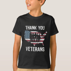 Camiseta Gracias, Veteranos, Día De Conmemoración De Soldad