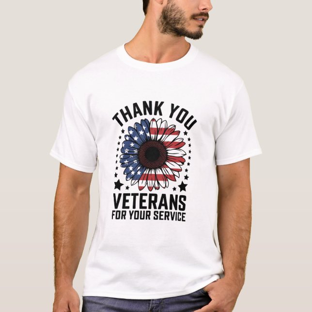 Camiseta Gracias Veteranos Día de los Veteranos Militares d (Anverso)