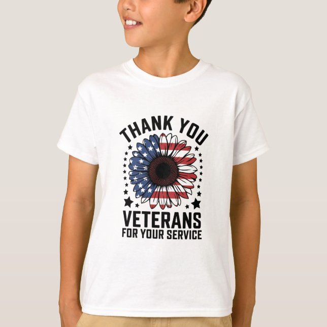 Camiseta Gracias Veteranos Día de los Veteranos Militares d (Anverso)