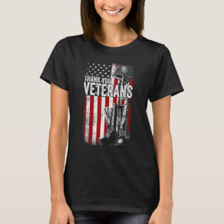 Camiseta Gracias Veteranos Orgullosos Día de Veteranos Papá