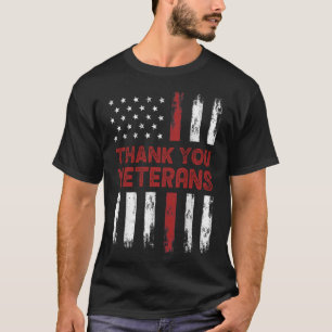Camiseta Gracias Veterans Service Patriot Veterans Day Ame