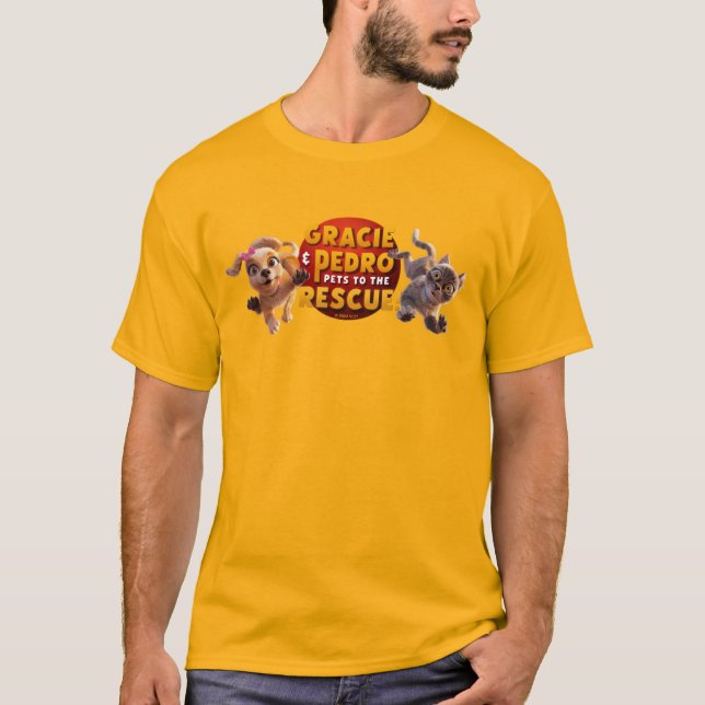 Camiseta Gracie & Pedro Adventure Awaits (Anverso)