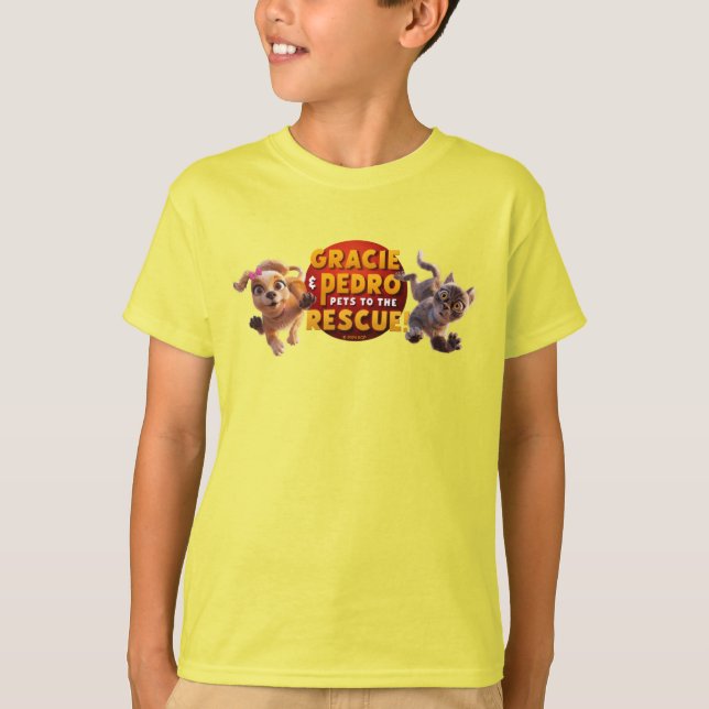 Camiseta Gracie & Pedro Adventure Awaits (Anverso)