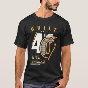 Camiseta Graciosa 40 años de edad 40 años