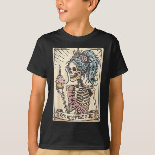Camiseta Graciosa 40 cumpleaños Skeleton Tarot Card Retro G