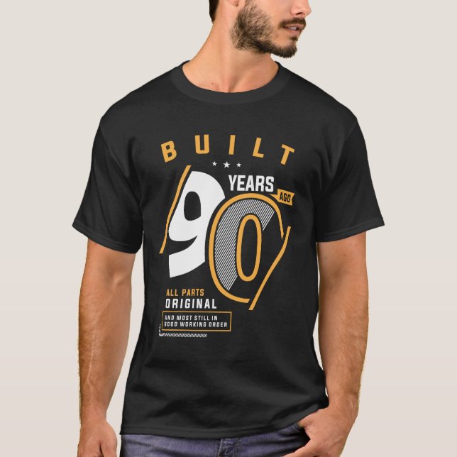 Camiseta Graciosa 90 años de edad 90 años (Anverso)