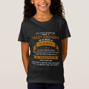 Camiseta Graciosa Abuela Abuela Nieta Princesa palabra arte