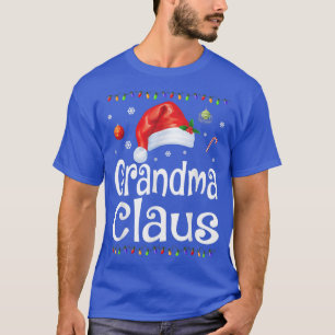 Camiseta Graciosa abuela Claus Navidades Pajamas Santa Gift