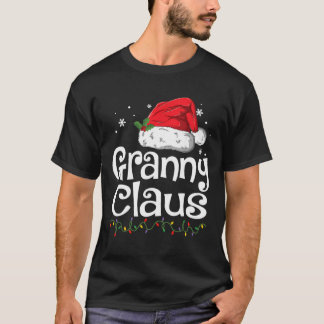Camiseta Graciosa abuela Claus Navidades T-Shirt Pajamas Sa