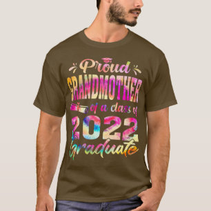 Camiseta Graciosa Abuela Orgullosa De Una Clase De Graduado