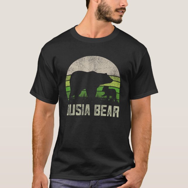 Camiseta Graciosa Abuela Polaca De Nietos, Cub Busia B (Anverso)