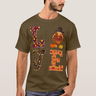 Camiseta Graciosa acción de gracias vestido de amor turco m