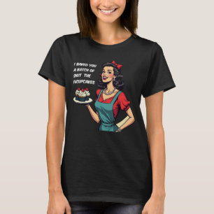 Camiseta Graciosa Actitud Retro Sarcástica Fucupcakes Tee