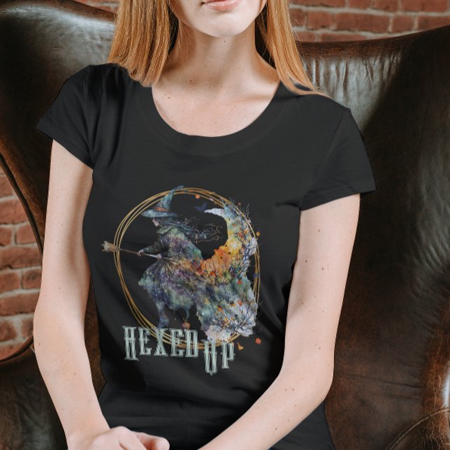 Camiseta Graciosa acuarela Testigos espeluznantes Broom Hal (Subido por el creador)