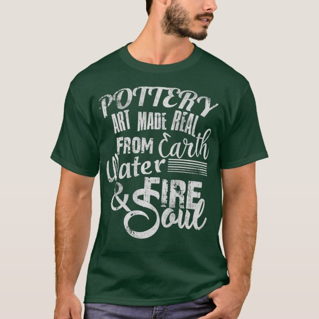 Camiseta Graciosa alfarería Cerámica de arcilla Kiln Earth (Anverso)