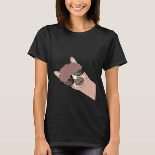 Camiseta Graciosa Alpaca Con Gafas De Sol Llama De Guay
