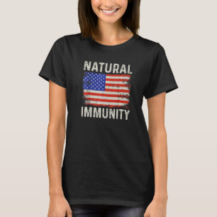 Camiseta Graciosa Anti Vacuna Inmunidad Natural Libertad Mé
