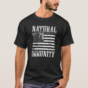 Camiseta Graciosa Anti Vacuna Inmunidad Natural Libertad Mé