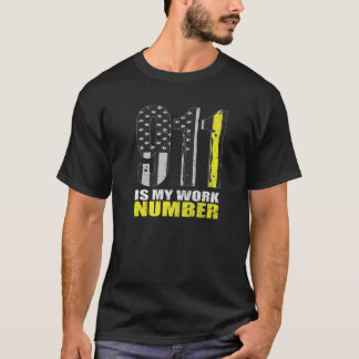 Camiseta Graciosa Apreciación De Dispatcher Tee 911 Es Mi T