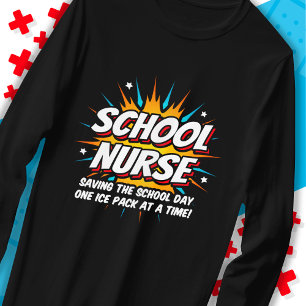 Camiseta Graciosa Apreciación de Enfermeras de Superheroína