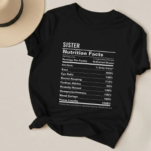 Camiseta Graciosa Apreciación de Hermanas Minimalista Blanc