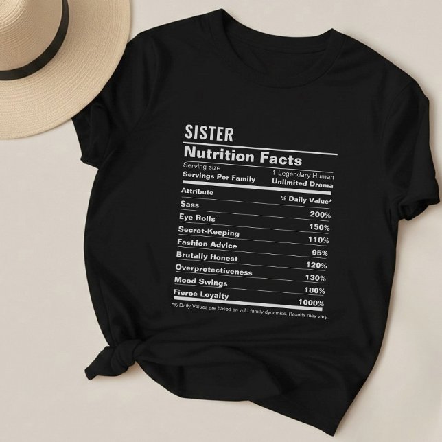 Camiseta Graciosa Apreciación de Hermanas Minimalista Blanc (Subido por el creador)