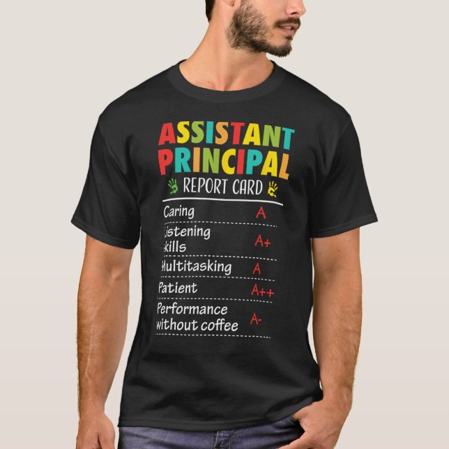 Camiseta Graciosa apreciación del asistente principal de vu (Anverso)