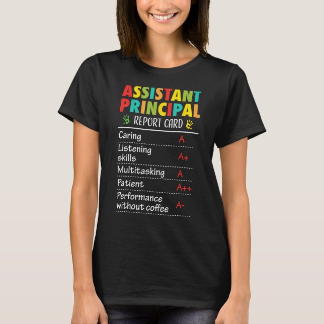 Camiseta Graciosa apreciación del asistente principal de vu (Anverso)