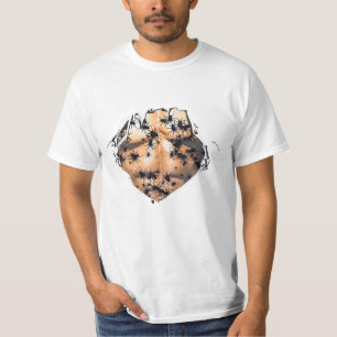 Camiseta Graciosa araña de camisas desgarradas pesadilla cr